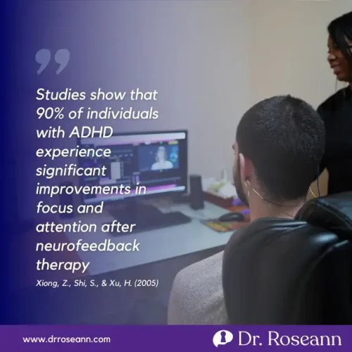 Studies show that 90% of individuals with ADHD experience significant improvement