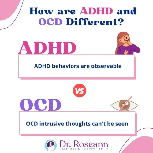 How are ADHD and OCD Different